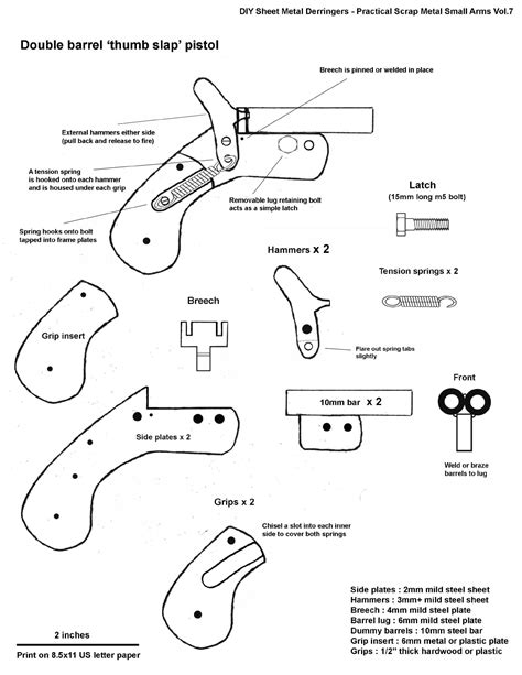 sheet metal derringer model 2|diy sheet metal derringers pdf.